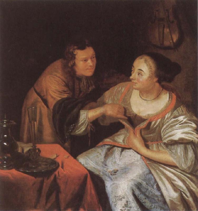 Frans van Mieris Carousing Couple